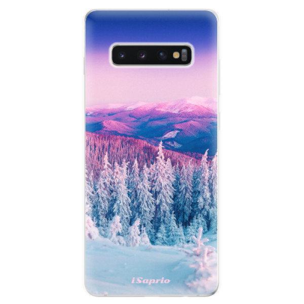 Odolné silikónové puzdro iSaprio - Winter 01 - Samsung Galaxy S10+