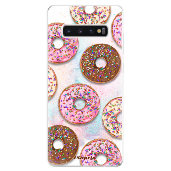 Odolné silikónové puzdro iSaprio - Donuts 11 - Samsung Galaxy S10+