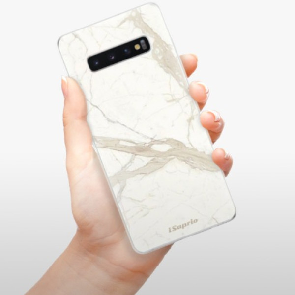 Odolné silikónové puzdro iSaprio - Marble 12 - Samsung Galaxy S10+