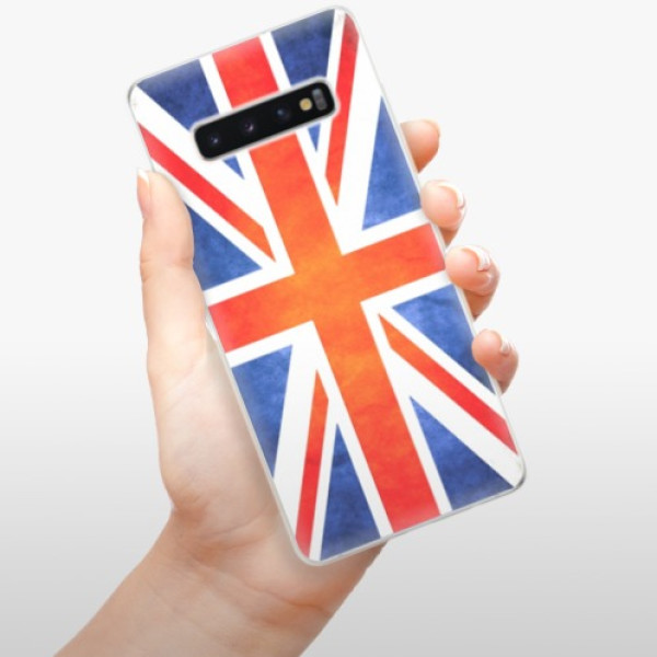 Odolné silikónové puzdro iSaprio - UK Flag - Samsung Galaxy S10+