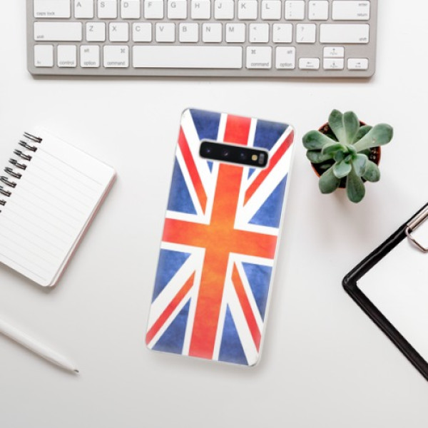 Odolné silikónové puzdro iSaprio - UK Flag - Samsung Galaxy S10+