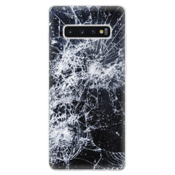 Odolné silikónové puzdro iSaprio - Cracked - Samsung Galaxy S10+