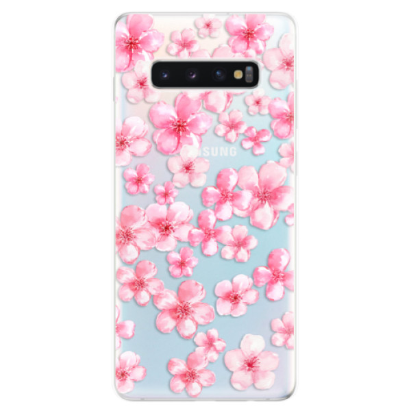 Odolné silikónové puzdro iSaprio - Flower Pattern 05 - Samsung Galaxy S10+