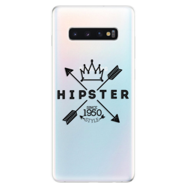Odolné silikónové puzdro iSaprio - Hipster Style 02 - Samsung Galaxy S10+