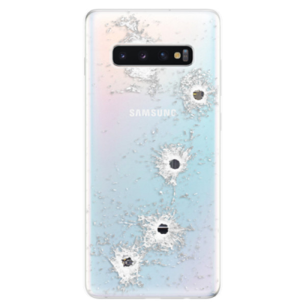 Odolné silikónové puzdro iSaprio - Gunshots - Samsung Galaxy S10+