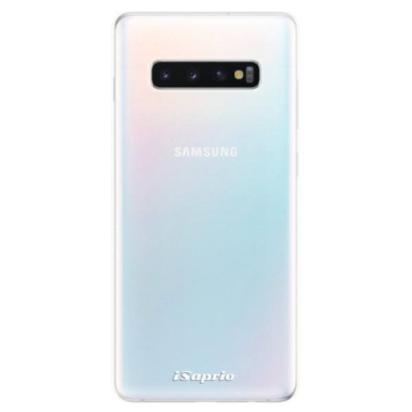 Odolné silikónové puzdro iSaprio - 4Pure - mléčný bez potisku - Samsung Galaxy S10+