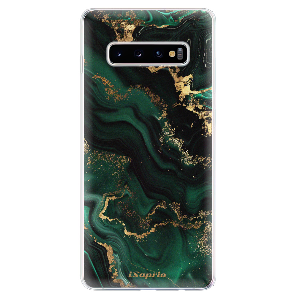 Odolné silikónové puzdro iSaprio - Emerald - Samsung Galaxy S10+