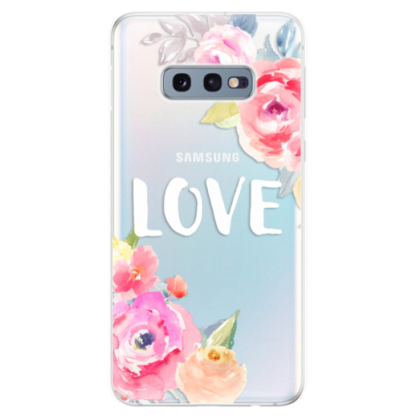 Odolné silikónové puzdro iSaprio - Love - Samsung Galaxy S10e
