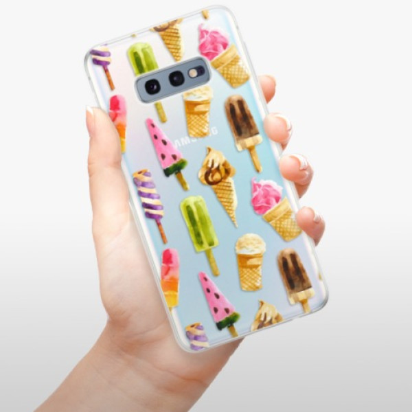 Odolné silikónové puzdro iSaprio - Ice Cream - Samsung Galaxy S10e