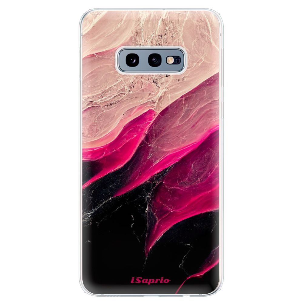 Odolné silikónové puzdro iSaprio - Black and Pink - Samsung Galaxy S10e