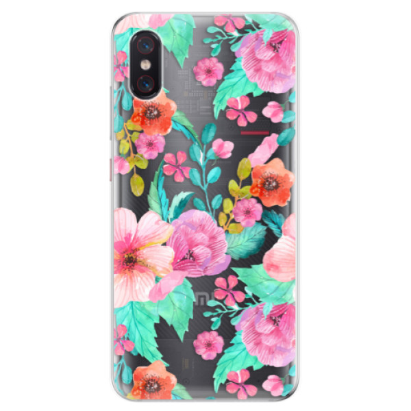 Odolné silikónové puzdro iSaprio - Flower Pattern 01 - Xiaomi Mi 8 Pro