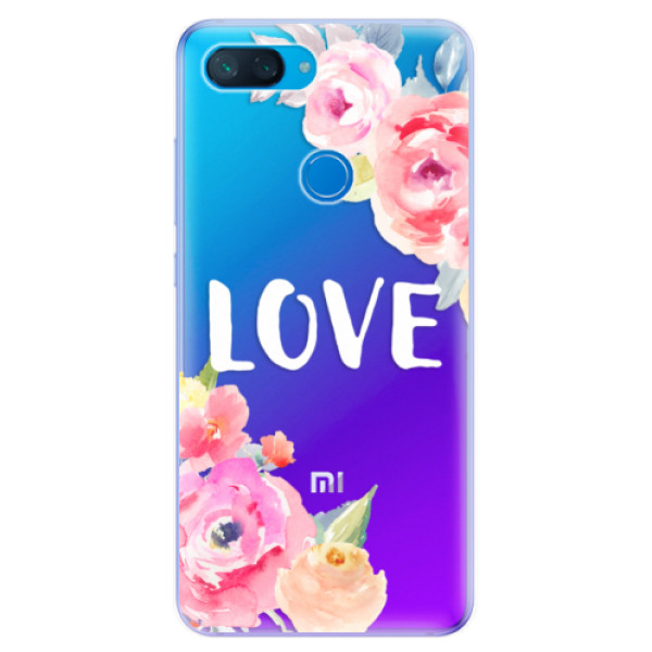 Odolné silikónové puzdro iSaprio - Love - Xiaomi Mi 8 Lite