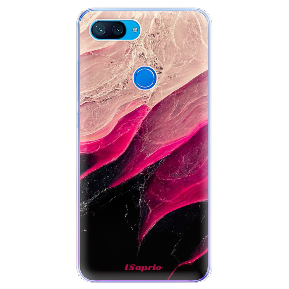 Odolné silikónové puzdro iSaprio - Black and Pink - Xiaomi Mi 8 Lite