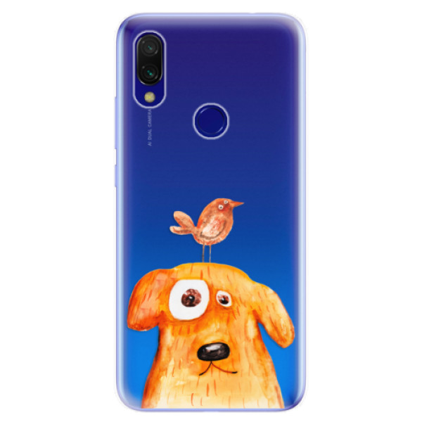 Odolné silikónové puzdro iSaprio - Dog And Bird - Xiaomi Redmi 7