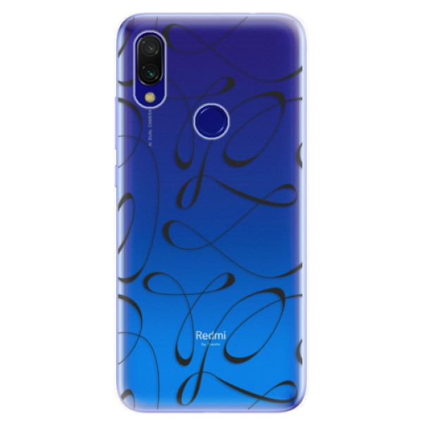 Odolné silikónové puzdro iSaprio - Fancy - black - Xiaomi Redmi 7