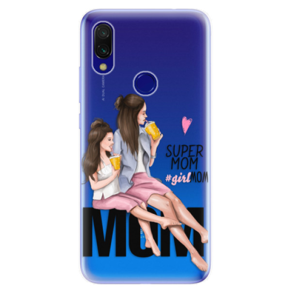 Odolné silikónové puzdro iSaprio - Milk Shake - Brunette - Xiaomi Redmi 7