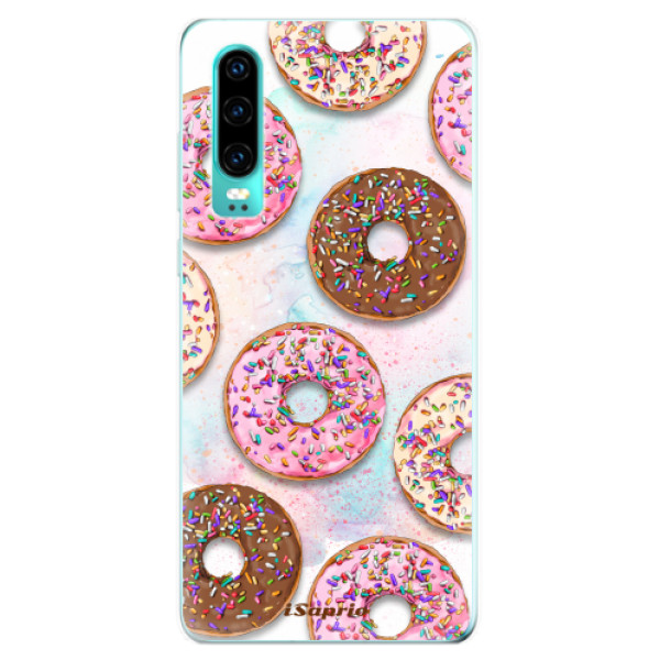 Odolné silikónové puzdro iSaprio - Donuts 11 - Huawei P30