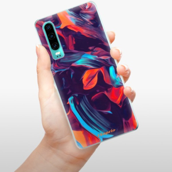 Odolné silikónové puzdro iSaprio - Color Marble 19 - Huawei P30