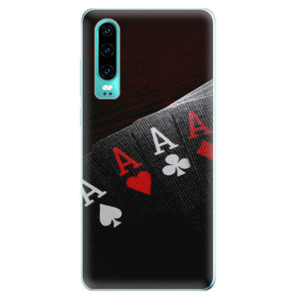 Odolné silikónové puzdro iSaprio - Poker - Huawei P30