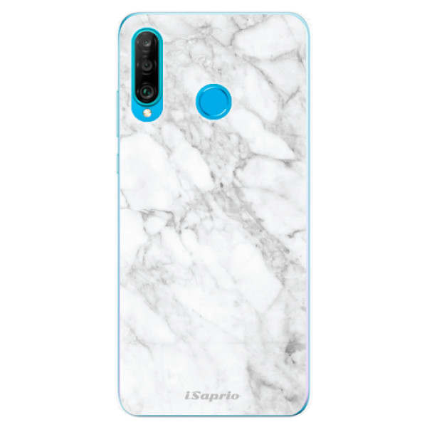 Odolné silikónové puzdro iSaprio - SilverMarble 14 - Huawei P30 Lite