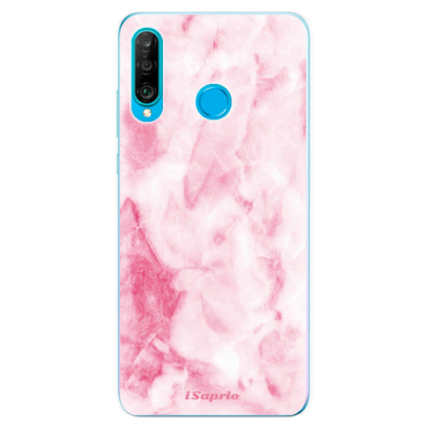 Odolné silikónové puzdro iSaprio - RoseMarble 16 - Huawei P30 Lite