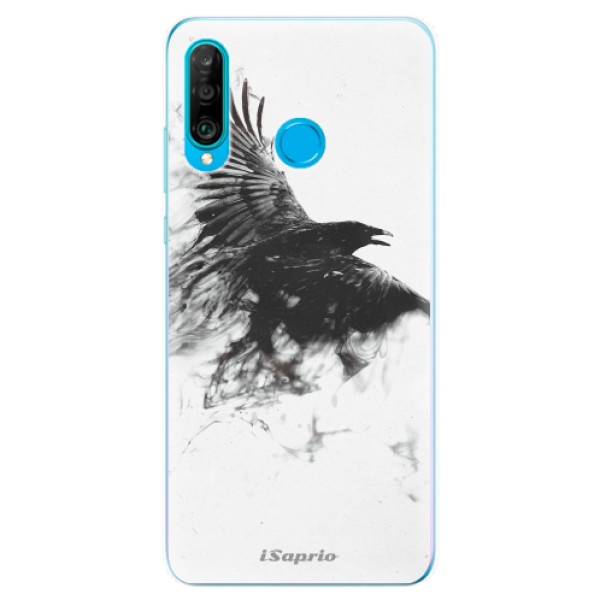 Odolné silikónové puzdro iSaprio - Dark Bird 01 - Huawei P30 Lite