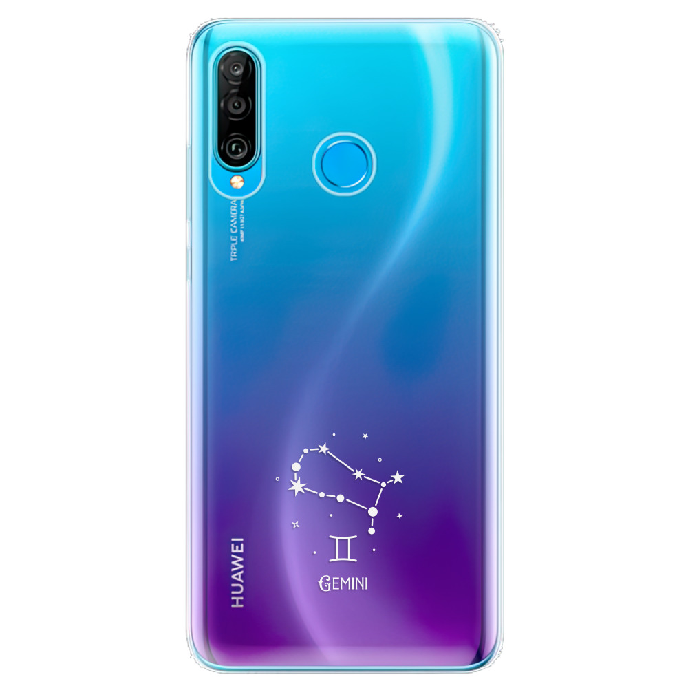 Odolné silikónové puzdro iSaprio - čiré - Blíženci - Huawei P30 Lite