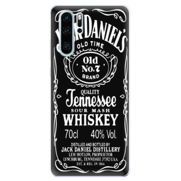 Odolné silikónové puzdro iSaprio - Jack Daniels - Huawei P30 Pro