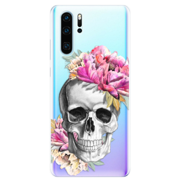 Odolné silikónové puzdro iSaprio - Pretty Skull - Huawei P30 Pro