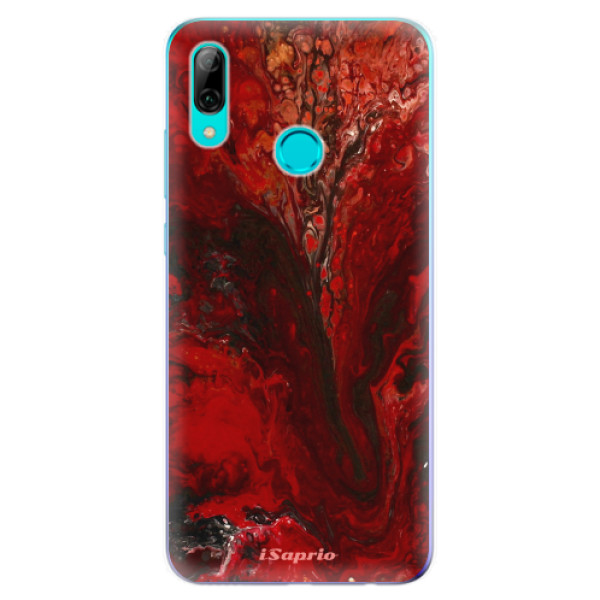 Odolné silikónové puzdro iSaprio - RedMarble 17 - Huawei P Smart 2019