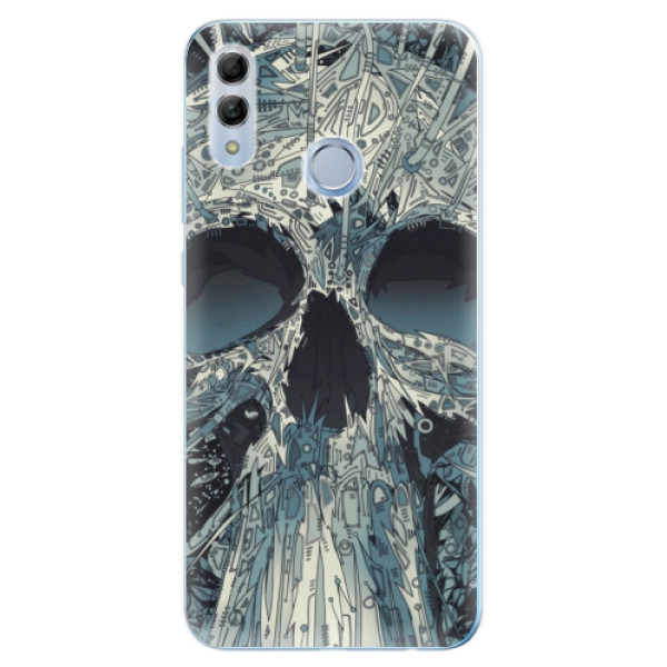 Odolné silikónové puzdro iSaprio - Abstract Skull - Huawei Honor 10 Lite