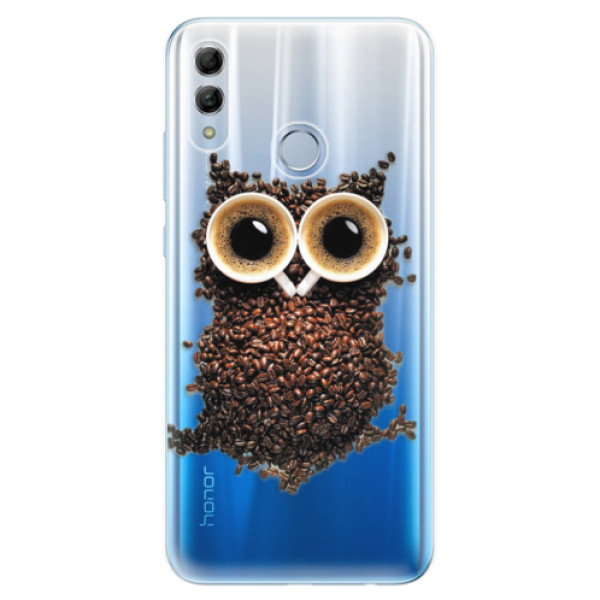 Odolné silikónové puzdro iSaprio - Owl And Coffee - Huawei Honor 10 Lite