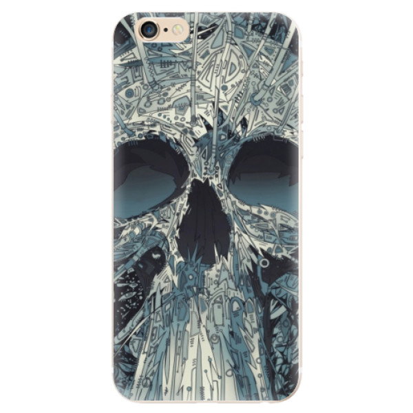 Odolné silikónové puzdro iSaprio - Abstract Skull - iPhone 6/6S