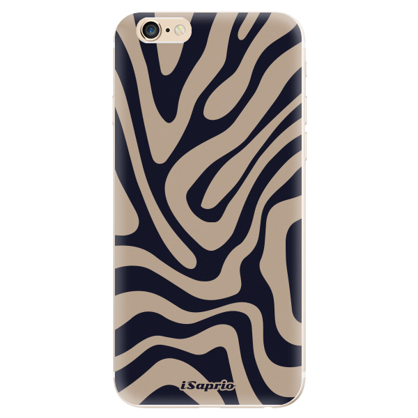 Odolné silikónové puzdro iSaprio - Zebra Black - iPhone 6/6S