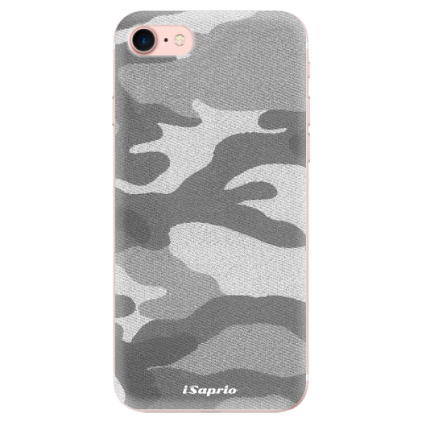 Odolné silikónové puzdro iSaprio - Gray Camuflage 02 - iPhone 7