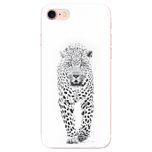 Odolné silikónové puzdro iSaprio - White Jaguar - iPhone 7