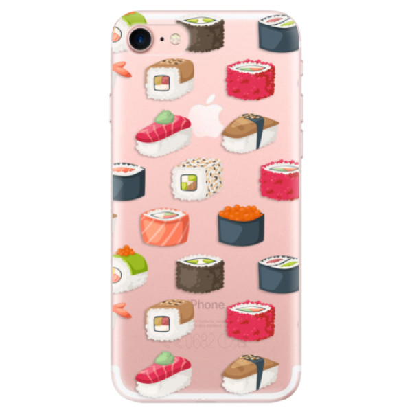 Odolné silikónové puzdro iSaprio - Sushi Pattern - iPhone 7