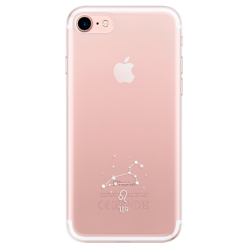 Odolné silikónové puzdro iSaprio - čiré - Lev - iPhone 7