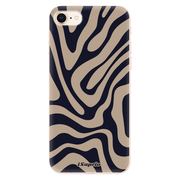 Odolné silikónové puzdro iSaprio - Zebra Black - iPhone 8
