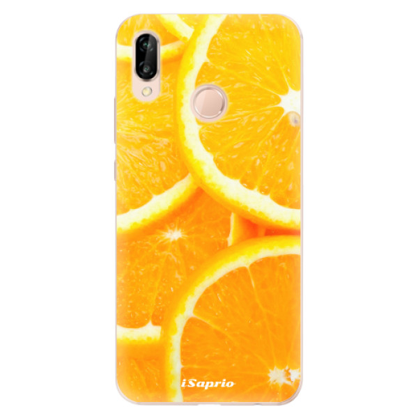 Odolné silikónové puzdro iSaprio - Orange 10 - Huawei P20 Lite