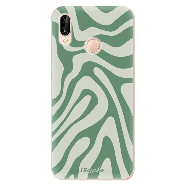 Odolné silikónové puzdro iSaprio - Zebra Green - Huawei P20 Lite