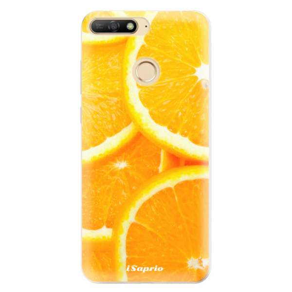 Odolné silikónové puzdro iSaprio - Orange 10 - Huawei Y6 Prime 2018