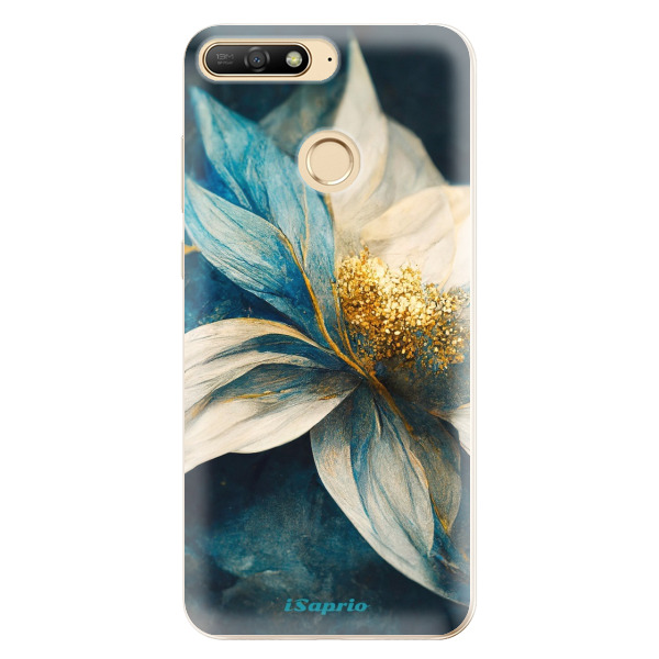 Odolné silikónové puzdro iSaprio - Blue Petals - Huawei Y6 Prime 2018