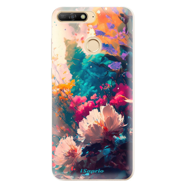 Odolné silikónové puzdro iSaprio - Flower Design - Huawei Y6 Prime 2018