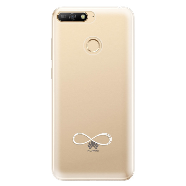 Odolné silikónové puzdro iSaprio - čiré - Infinity - Huawei Y6 Prime 2018