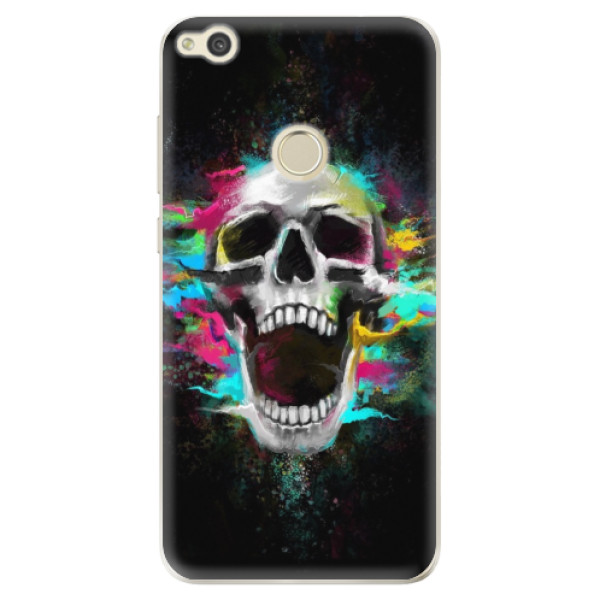 Odolné silikónové puzdro iSaprio - Skull in Colors - Huawei P9 Lite 2017