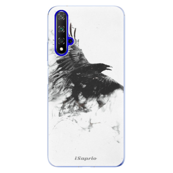 Odolné silikónové puzdro iSaprio - Dark Bird 01 - Huawei Honor 20
