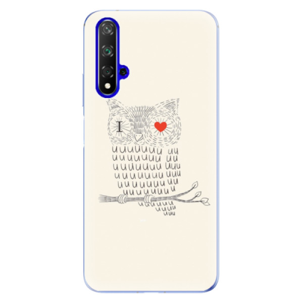 Odolné silikónové puzdro iSaprio - I Love You 01 - Huawei Honor 20