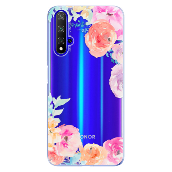 Odolné silikónové puzdro iSaprio - Flower Brush - Huawei Honor 20