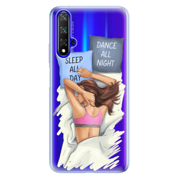 Odolné silikónové puzdro iSaprio - Dance and Sleep - Huawei Honor 20